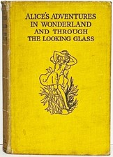 1920 ALICE IN WONDERLAND Antique FIRST EDITION Adventures ART DECO carroll RARE picture