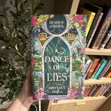 FairyLoot A Dance of Lies Brittney Arena Signed Hardcover Exclusive Collector picture