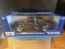 Maisto Buick Grand National 1987 1:18 Diecast Car Black Special Edition NIB RARE picture