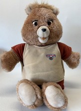 1985 TEDDY RUXPIN Toy BEAR - PARTS/REPAIR ONLY With 1 Tape The Air Ship VTG. picture