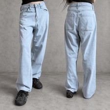 Hollister Light Wash Baggy Jeans Mens W28 L30 Skater Y2K Streetwear Blue Denim picture
