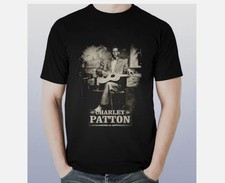 Blues Charley Patton Short Slevee Black T-Shirt picture