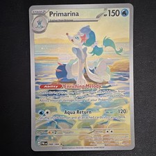 Pokémon Primarina 088/084 Pitch Black Illustration Rare Holo EN picture