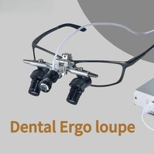 48° Ergo Dental Loupes 4X 6X with 5W LED Headlight Adjustable picture