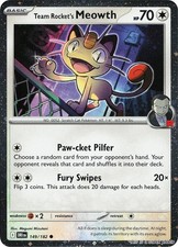 Team Rocket's Meowth (Cosmos Holo) [MCAP - 149/182] Holofoil Pokemon NM picture