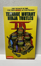 NECA TMNT III 4-Pack Action Figures with Weapons Accessories never opened picture