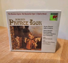 BORODIN PRINCE IGOR  New Sealed  3 CDS  1990  The Russion Opera  SONY  #S3K44878 picture