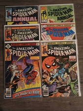 🌟Vintage Bronze Age Amazing Spider-Man Lot: w/Keys Marvel Comics (1978-1984) 🌟 picture