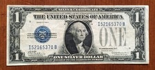 1928-C $1 Silver Certificate Fr 1603 *RARE WOODS-WOODIN KEY* Scarce I-B Block picture
