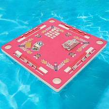 MAISON LUDE 3-in-1 Floating Game Mat: Mahjong , Rummi Cube & Waterproof Cards picture