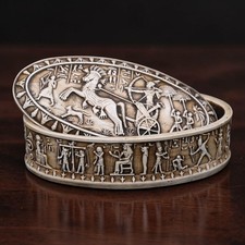 Pharaonic Jewelry Box with Hieroglyphs Egyptian Treasure Keepsake Gift Box Stone picture
