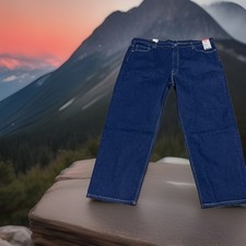 NWT Levi's 550 Relaxed Fit Blue Jeans Dark Wash Big & Tall Mens 48x29 Stretch  picture