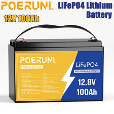 100Ah 12V LiFePO4 Lithium Battery 12V Deep Cycle BMS for Solar RV Off-grid Power picture