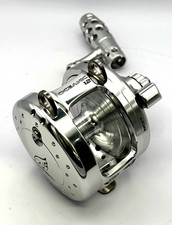 Maxel Oceanic 12 2-Speed Lever Drag Big Game Trolling Reel Silver picture