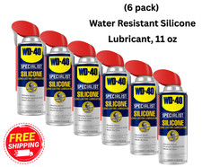 6 Pack WD-40 Specialist Silicone Lubricant Spray 11oz  picture
