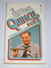 1976 Quincy M.E. #2 FN JACK KLUGMAN Thom Racina Series Vintage TV tie-in pb picture