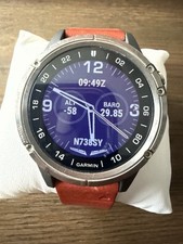 Garmin D2 Delta Aviation Smartwatch – Excellent Condition – Brown Leather Band picture