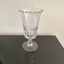an antique 19th-century etched or cut glass celery vase picture
