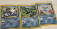Pokémon TCG Neo Discovery Poliwhirl 44/75 Poliwag 62/75,Wooper 71/75 picture