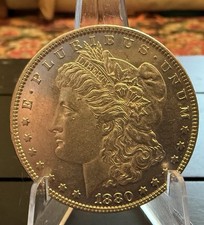 1880 O MORGAN SILVER DOLLAR CHOICE TO SELECT BU PROOF LIKE #2854 picture