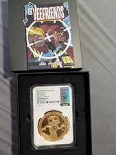 VeeFriends Coins 2026 Rare Robot Gilt Gold Medal Comic Art Style NGC Proof picture