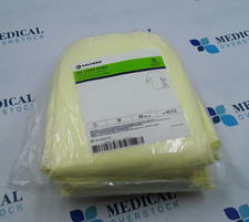 Halyard Tri Layer AAI2 Over the Head Isolation Gown XL Yellow 10pk REF 48362 picture
