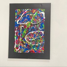 Original Abstract Acrylic Painting 12x16 inch Love Collections by Boemio picture
