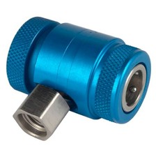 R-1234yf Low Side Service Coupler Safety Sleeve Anodized Aluminum A/C Line picture