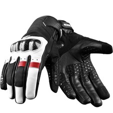 J.A.G. Leather Motorcycle Gloves for Men - Carbon Fiber Knuckle Protection picture