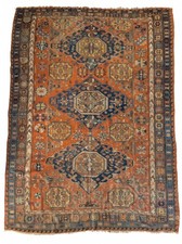 Antique Caucasian Soumak Wool Flatweave Area Rug 8x10 Geometric Tribal Motif picture