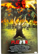 WILLEM DAFOE SIGNED PLATOON 12X18 MOVIE POSTER PHOTO AUTOGRAPH JSA COA picture