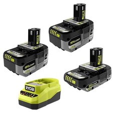 RYOBI ONE+ 18V HIGH PERFORMANCE Starter Kit 2.0Ah & Two 4.0Ah Batteries picture
