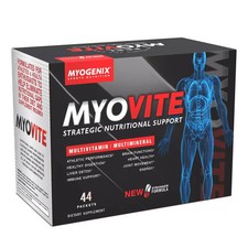 MYOGENIX SPORTS NUTRITION MYOVITE Multivitamin/Multimineral 44 Packs NEW SEALED picture