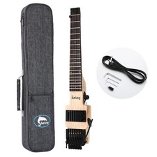 Electric Mini travelheadless guitar W/tremolo Canada Maple Body Push/Pull Switch picture