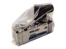 SMC NVS4114-0009FP Pneumatic Solenoid Valve w/ 100-120 V AC Coil picture