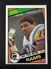 1984 Topps JACKIE SLATER Rookie #286 RC RAMS HOF LEGEND picture