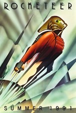 1991 The Rocketeer Movie Poster 11X17 Billy Campbell Jennifer Lawrence 🍿 picture