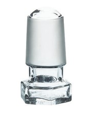 Hollow Stopper, Hexagonal - 24/29 - Round End - Borosilicate Glass - Eisco Labs picture