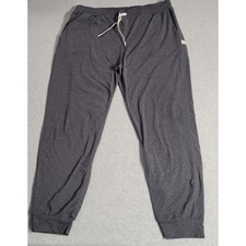 Vuori Performance Joggers Charcoal Heather Gray Drawstring Athletic Pants Mens L picture