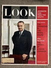 Vintage 1964 * LOOK Magazine: The Johnsons In The White House picture