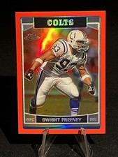 2006 Topps Chrome Dwight Freeney #37 Red Refractor 257/259 Indianapolis Colts picture