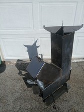 6 in rocket sove buddy burner ,ideal for patio use, outdoor ,Off grid cooking. picture