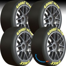 (4)Pro-Line 1/7 Goodyear NASCAR Cup F/R MTD 17mm Wheels PRO1023311 Infraction picture