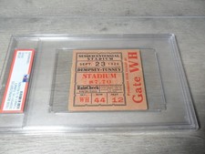 9-23-1926 Dempsey - Tunney Stadium Ticket $7.70 Sesquicentennial Stadium PSA 2 picture