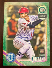 2018 Topps Gypsy Queen - Shohei Ohtani #89 Green Variation Rare Parallel (RC) Ro picture
