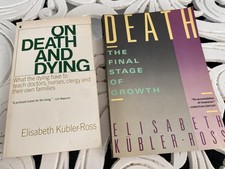 Vintage paperback book: 2 Elisabeth Kubler Ross Death Dying Final Stage 1970 86 picture