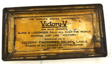 Antique  Victory-V Gums and Lozenges Tin    LOC: E picture