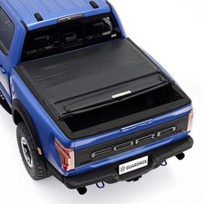 6.5FT Soft Quad Fold Truck Bed Tonneau Cover for 15-25 Ford F-150 picture