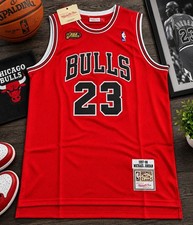 Mitchell & Ness Michael Jordan 🔥 #23 Bulls 1997-98 NBA FINALS Jersey (Red) LG picture