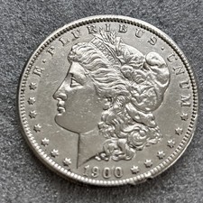 1900- O Morgan Silver Dollar #30. Tested For Authenticity. picture